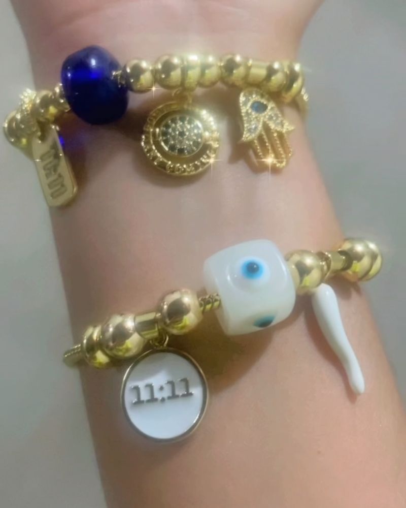 Pulseras ojo turco y hamsa