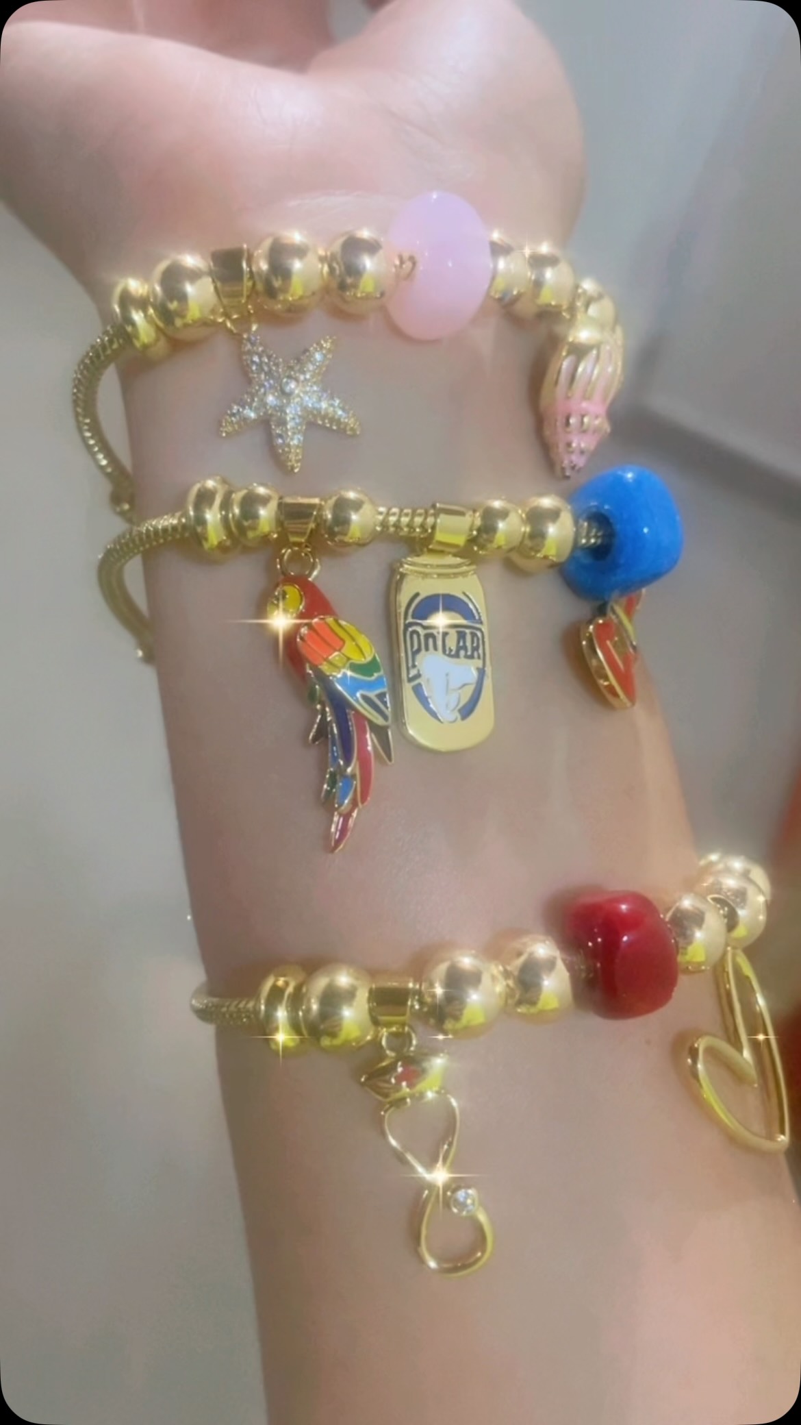 Pulseras estilo Pandora personalizadas con dijes, de Luna Store